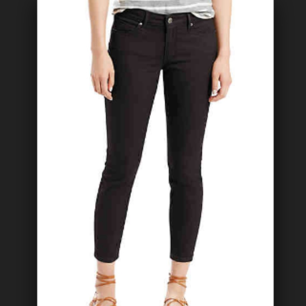 LEVI'S Black Cropped Leggin